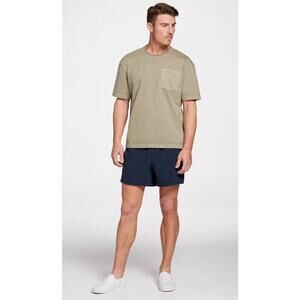 VRST Everyday 5" Shorts Mesh Lined Navy Blue Drawstring Elastic Waist Mens Sz M